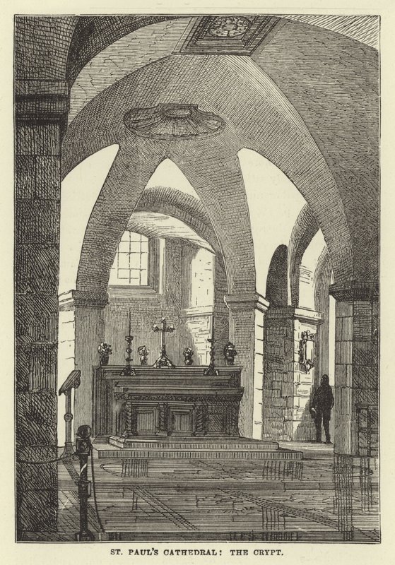 St Pauls Cathedral, krypten av English School