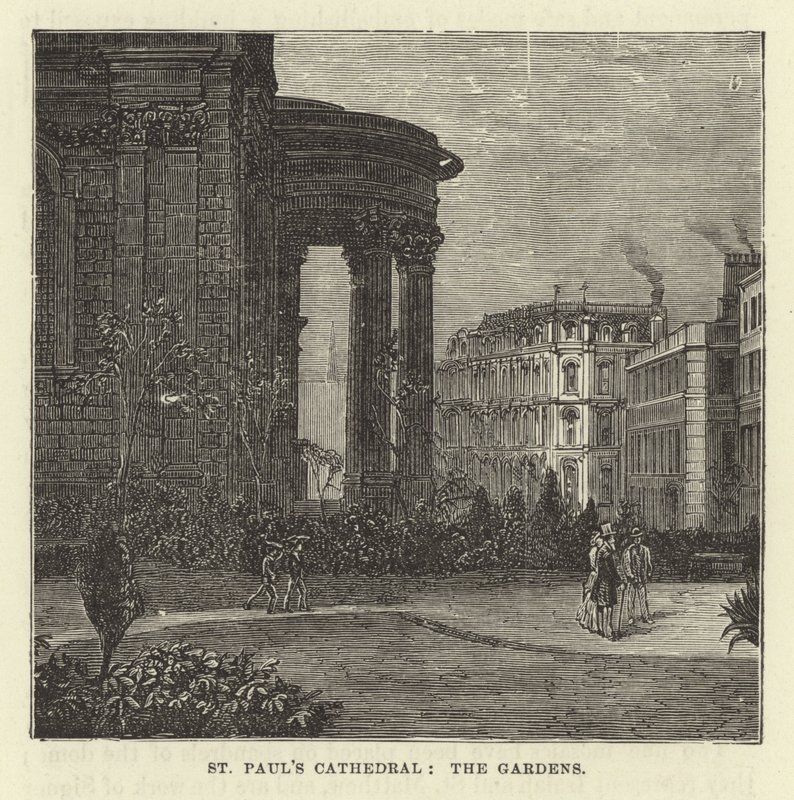 St Pauls Cathedral, Gardens av English School