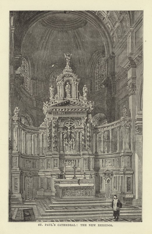 St Pauls Cathedral, New Reredos av English School