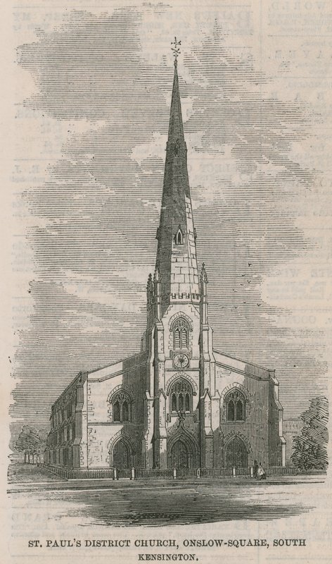 St Pauls District Church, Onslow Square, South Kensington av English School