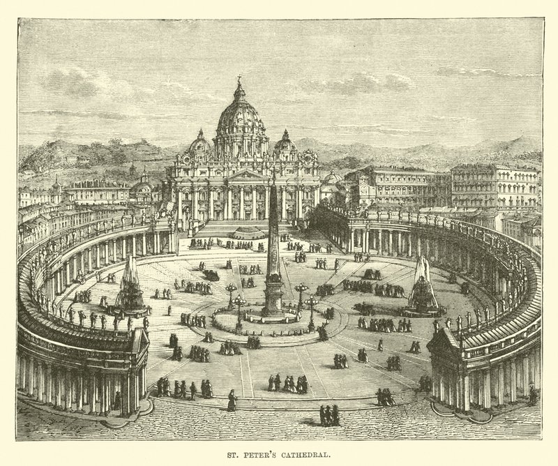 St Peters katedral av English School