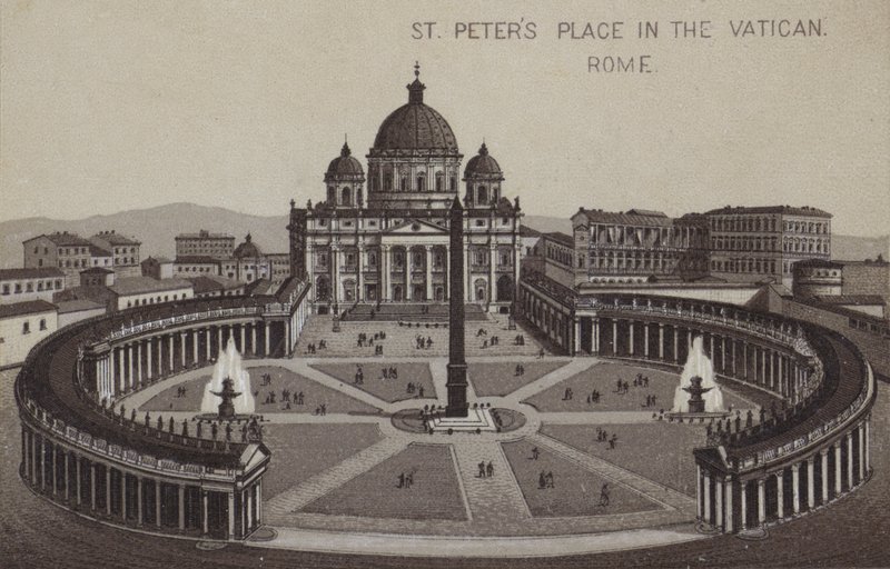 Petersplassen, Vatikanstaten, Roma, Italia av English School