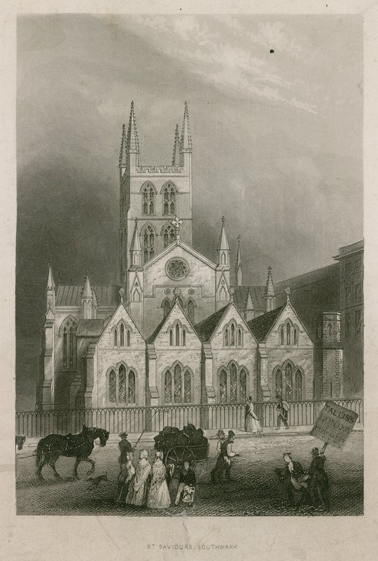 St Savios Church, Southwark, Surrey av English School