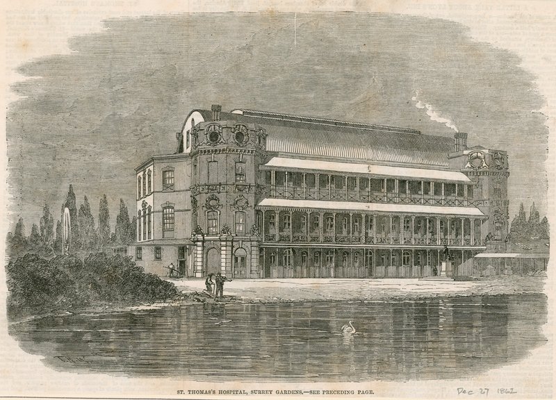 St Thomass Hospital, Surrey Gardens, London av English School