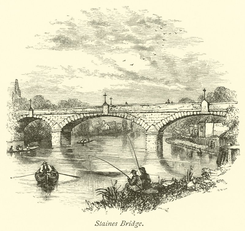 Staines Bridge av English School