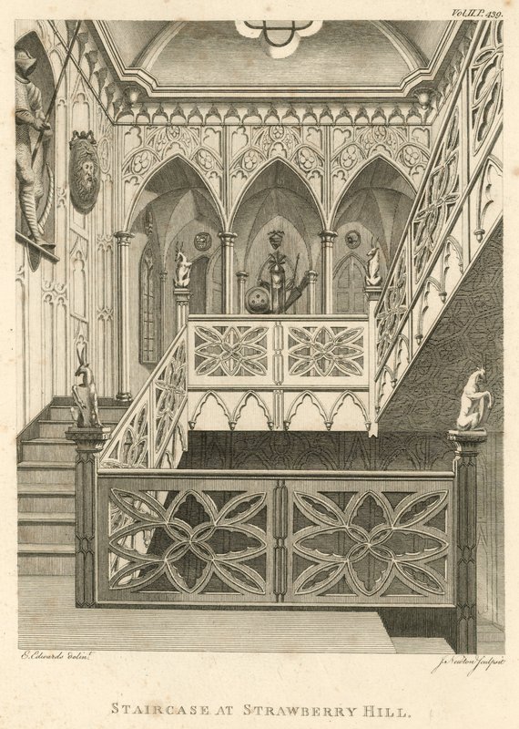 Trapp ved Strawberry Hill, Twickenham, London av English School