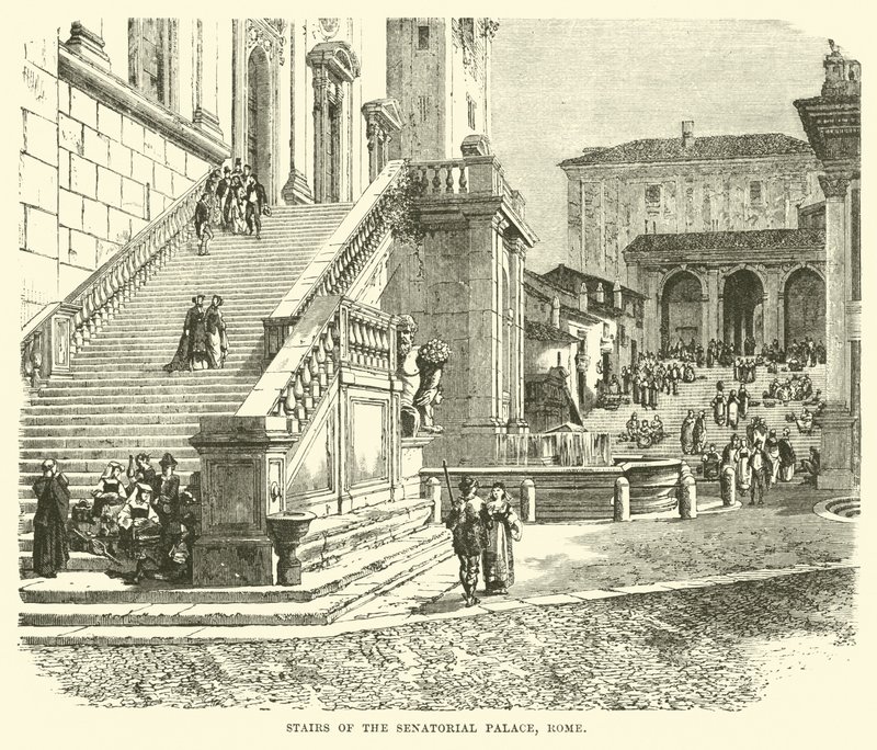 Trapper av Senatorpalasset, Roma av English School