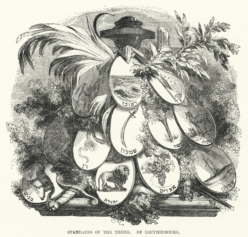 Standards of the Tribes, De Loutherbourg (gravering) av English School