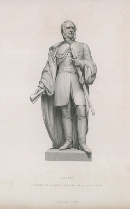 Statue av Charles James Napier av English School