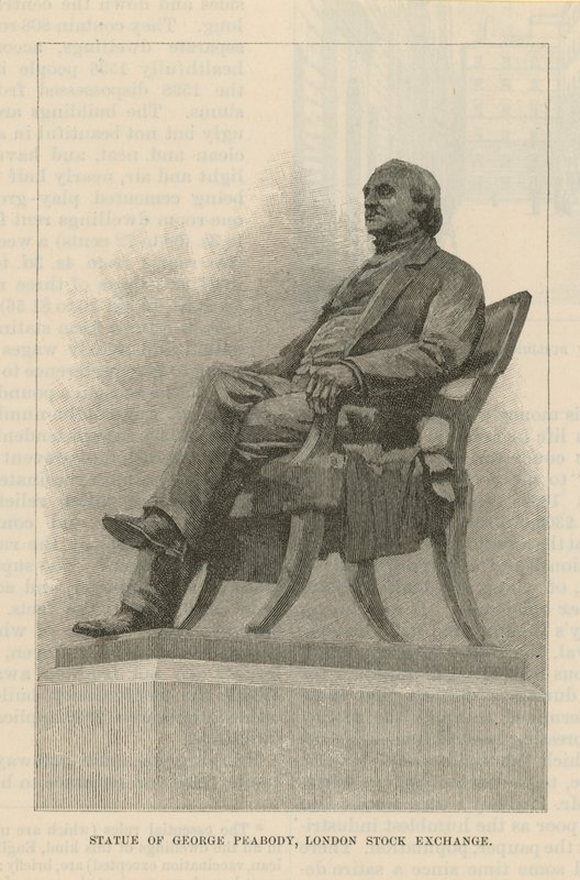 Statue av George Peabody av English School