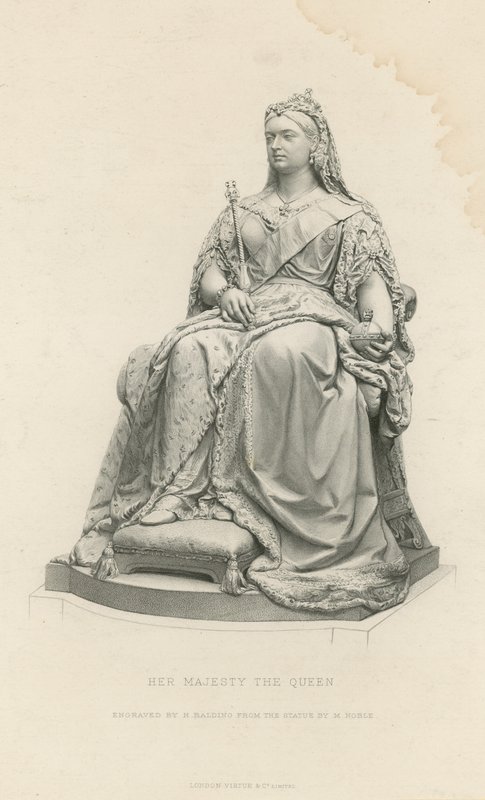 Statue av Hennes Majestet Dronningen av English School