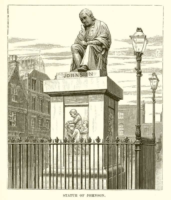Statue av Johnson av English School