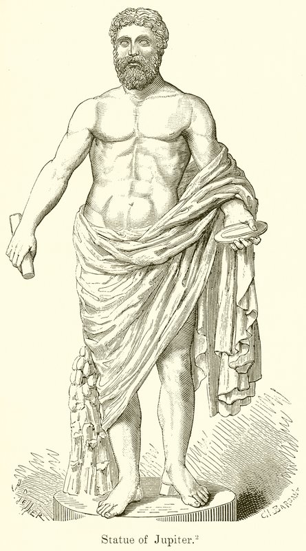 Statue av Jupiter av English School