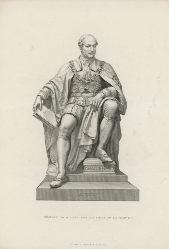 Statue av Prins Albert av English School