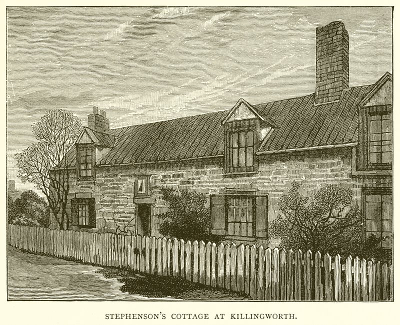 Stephensons Cottage i Killingworth av English School