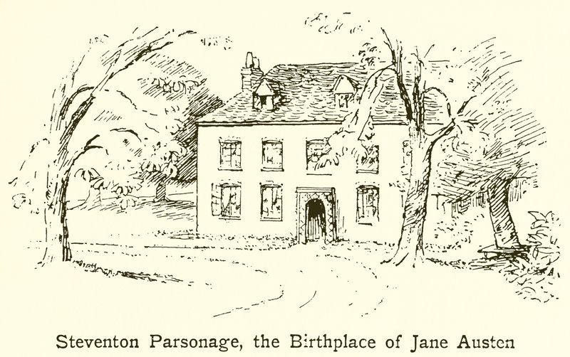 Steventon prestegård, fødestedet til Jane Austen av English School