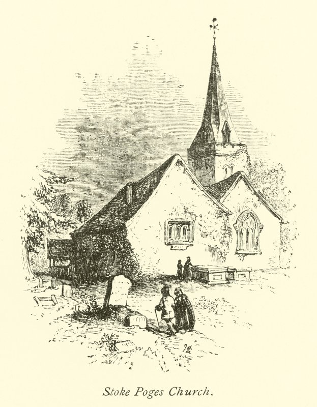 Stoke Poges kirke av English School