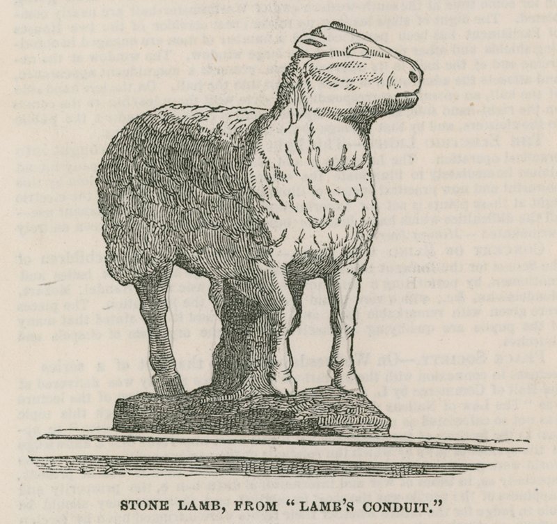 Steinlam fra Lambs Conduit av English School