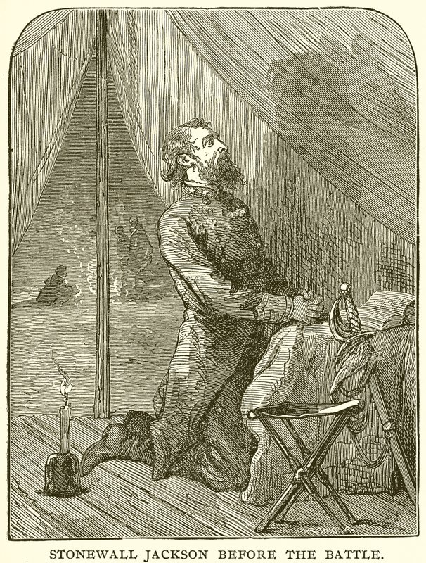 Stonewall Jackson før slaget av English School