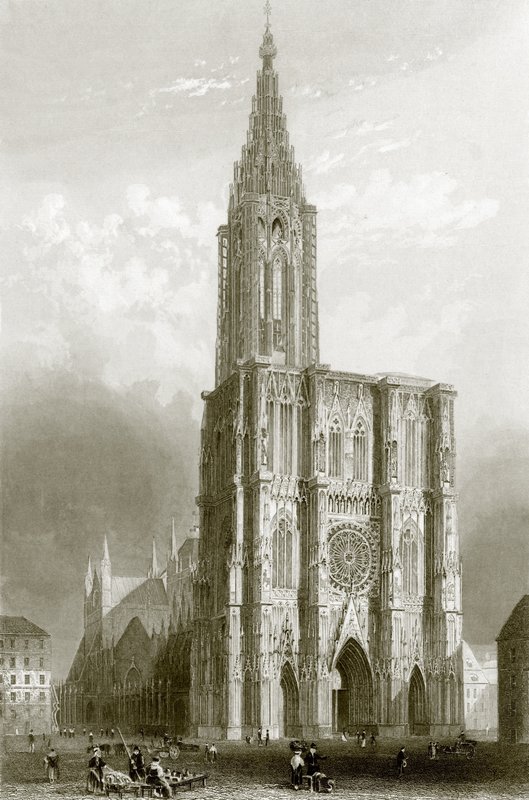 Strasbourg katedral av English School
