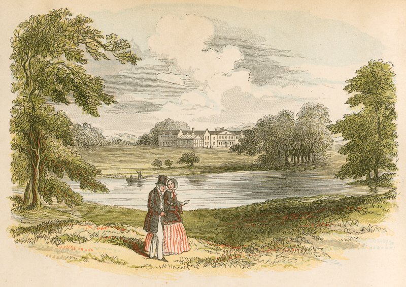 Strathfieldsaye, landsted til hertugen av Wellington av English School