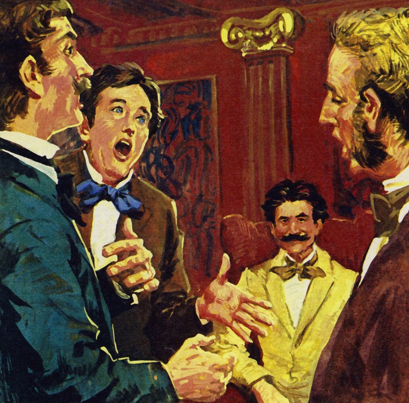 Strauss ble overtalt til å skrive en operette da venner sang sanger til melodiene hans av English School