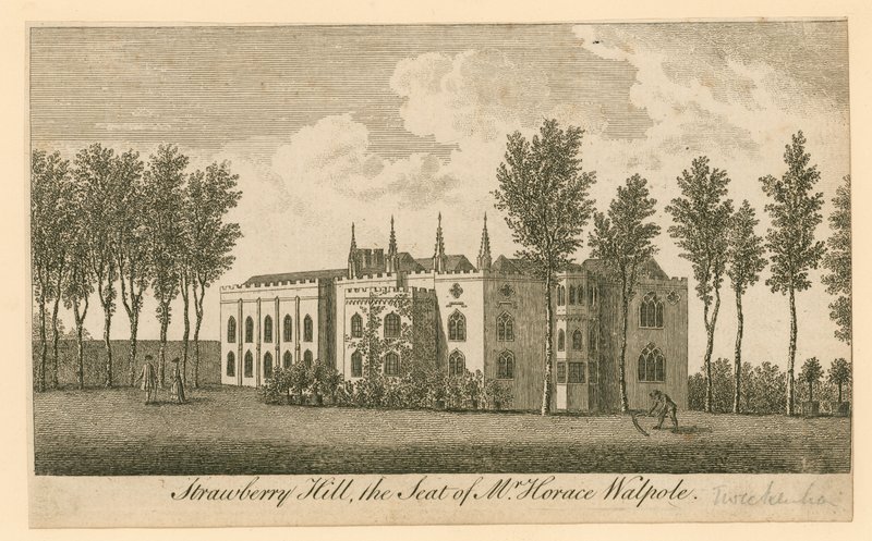 Strawberry Hill, Twickenham, London; setet til Mr Horace Walpole av English School