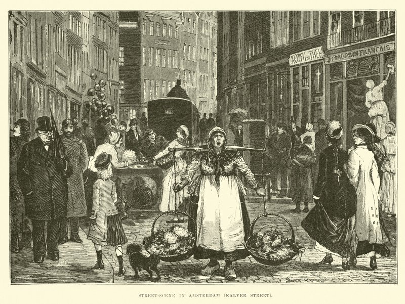 Gatescene i Amsterdam, Kalver Street av English School