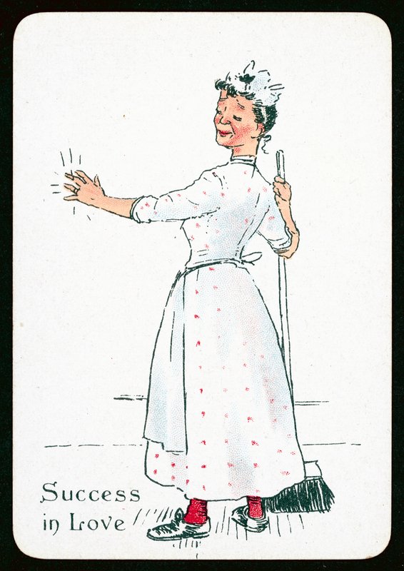 Suksess i kjærlighet (farge litho) av English School