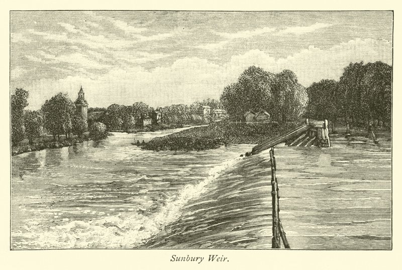 Sunbury Weir av English School