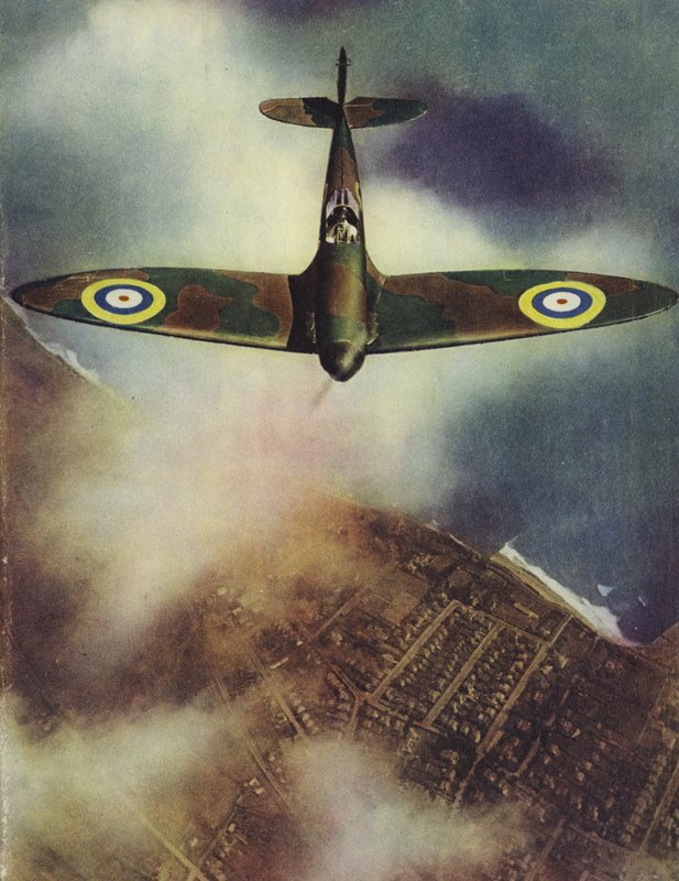 Supermarine Spitfire, c1940 av English School
