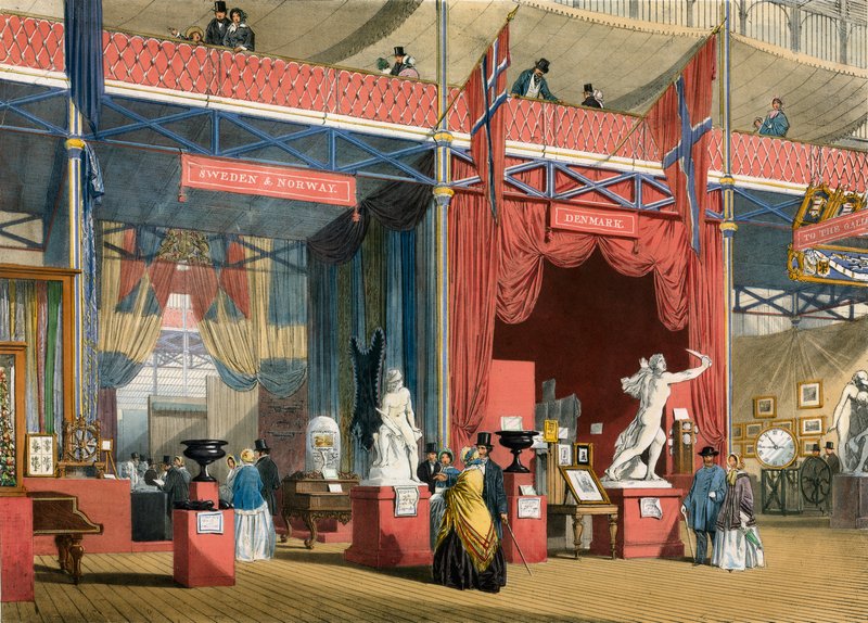 Sverige og Danmark, store utstillingen, 1851 av English School