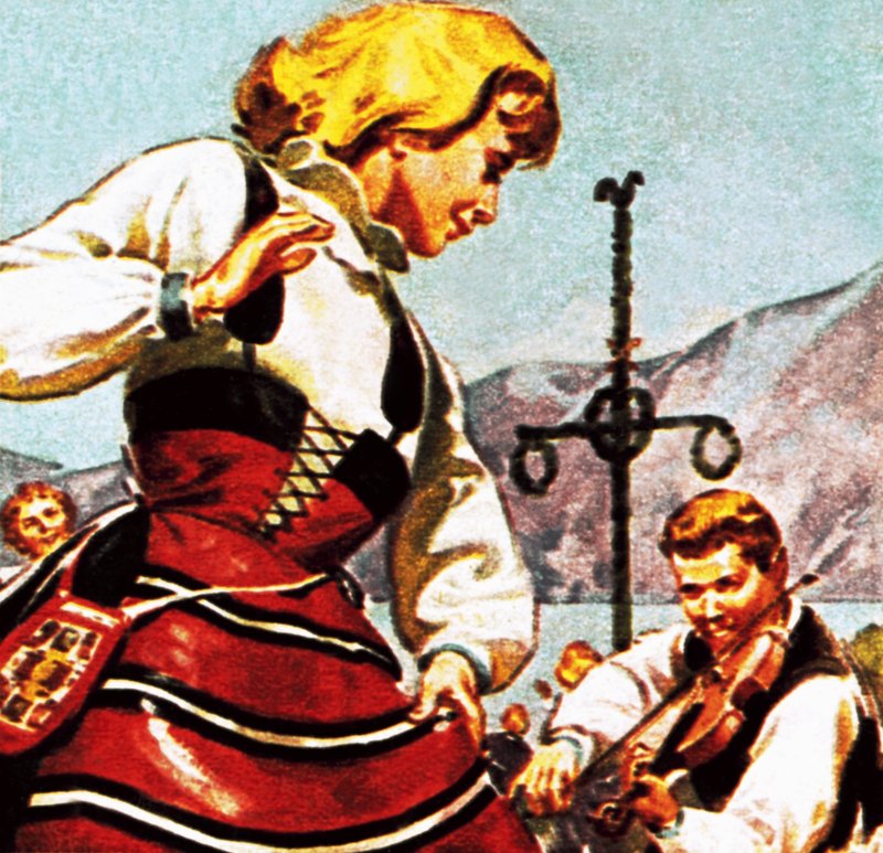 Svensk jente som danser av English School