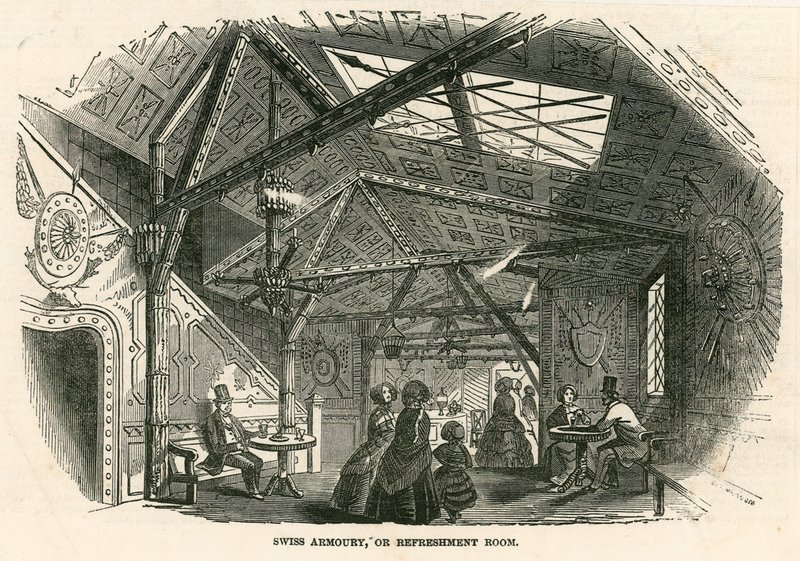 Swiss Armoury; eller Refreshment Room, Colosseum, Regents Park, London av English School