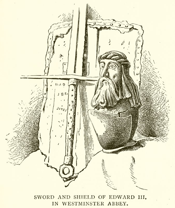Sword and Shield of Edward III i Westminster Abbey av English School