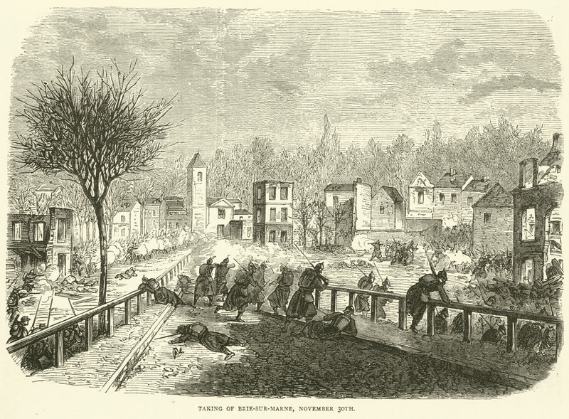 Inntak av Brie-sur-Marne, 30. november, november 1870 av English School