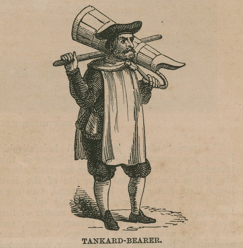Tankardbærer av English School