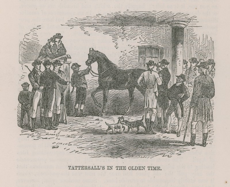 Tattersalls i gammel tid av English School