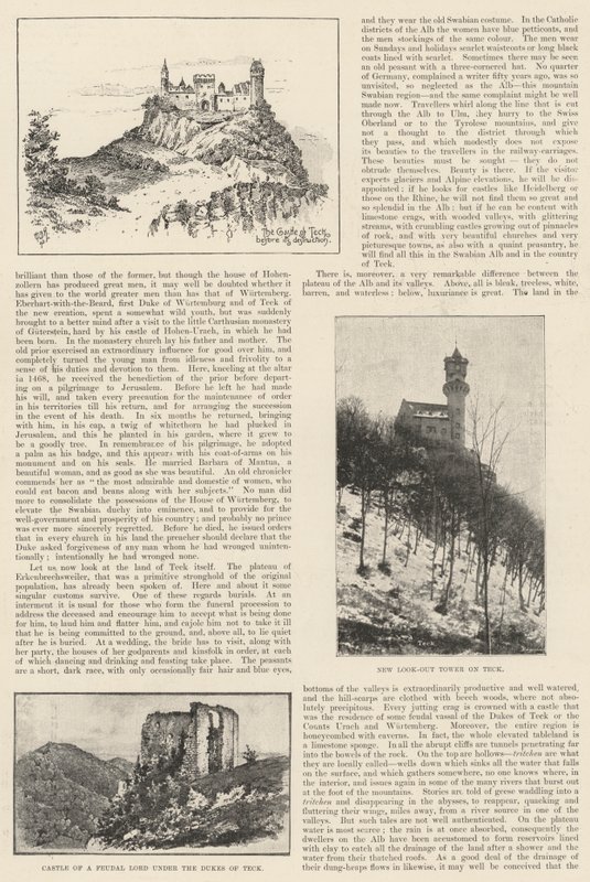 Teck and its Dukes (litho) av English School