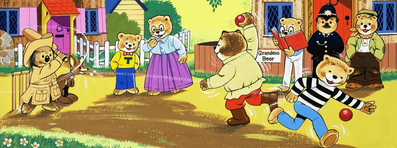 Bamse (med skjulte gjenstander) av English School