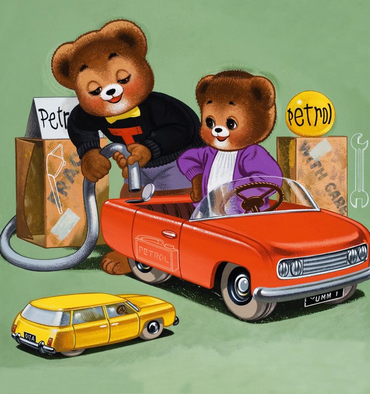 Bamse (med skjulte gjenstander) av English School