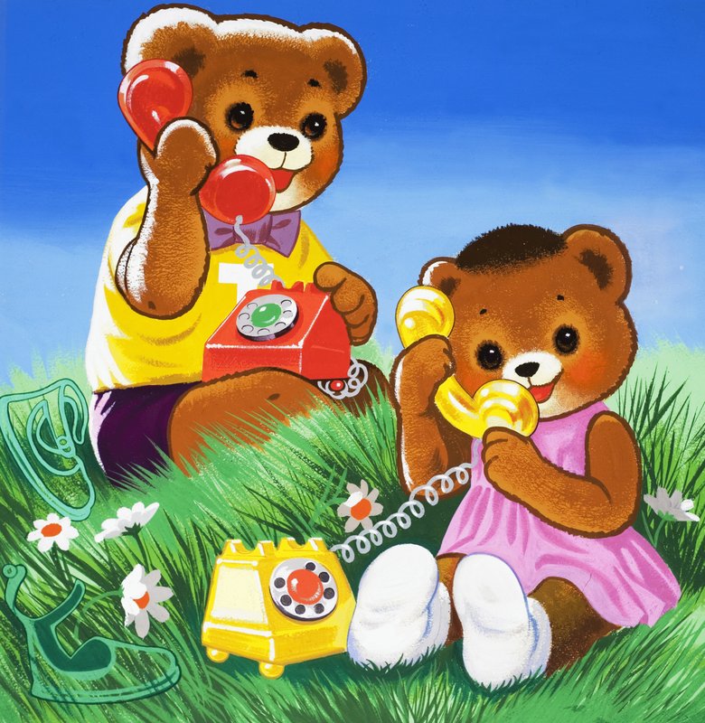 Bamse (med skjulte gjenstander) av English School