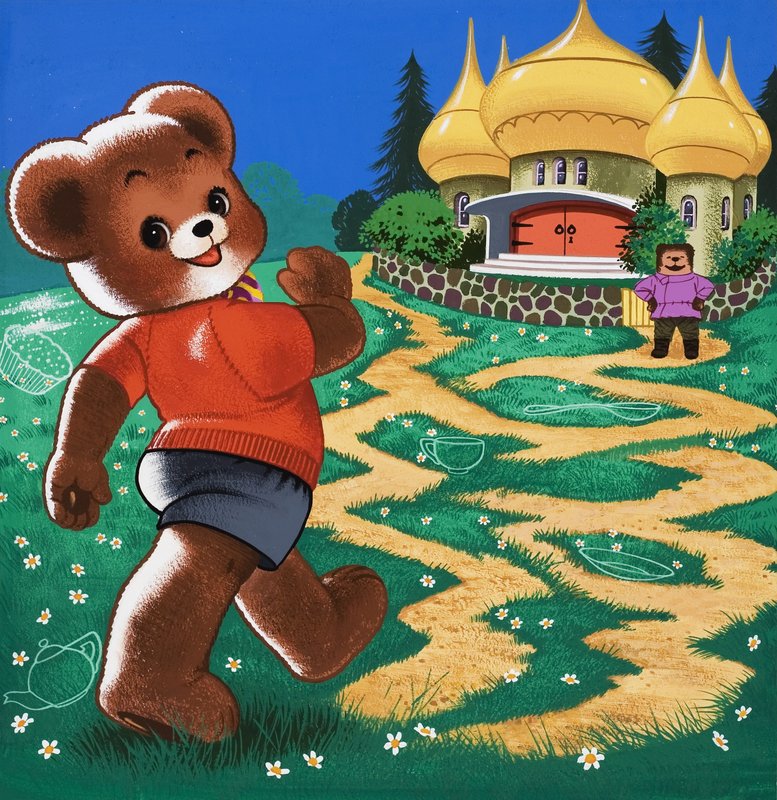 Bamse (med skjulte gjenstander) av English School