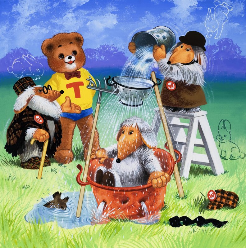 Bamse (med skjulte gjenstander) av English School