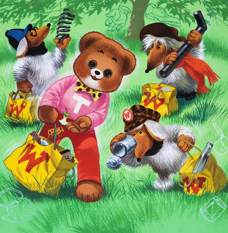 Bamse (med skjulte gjenstander) av English School