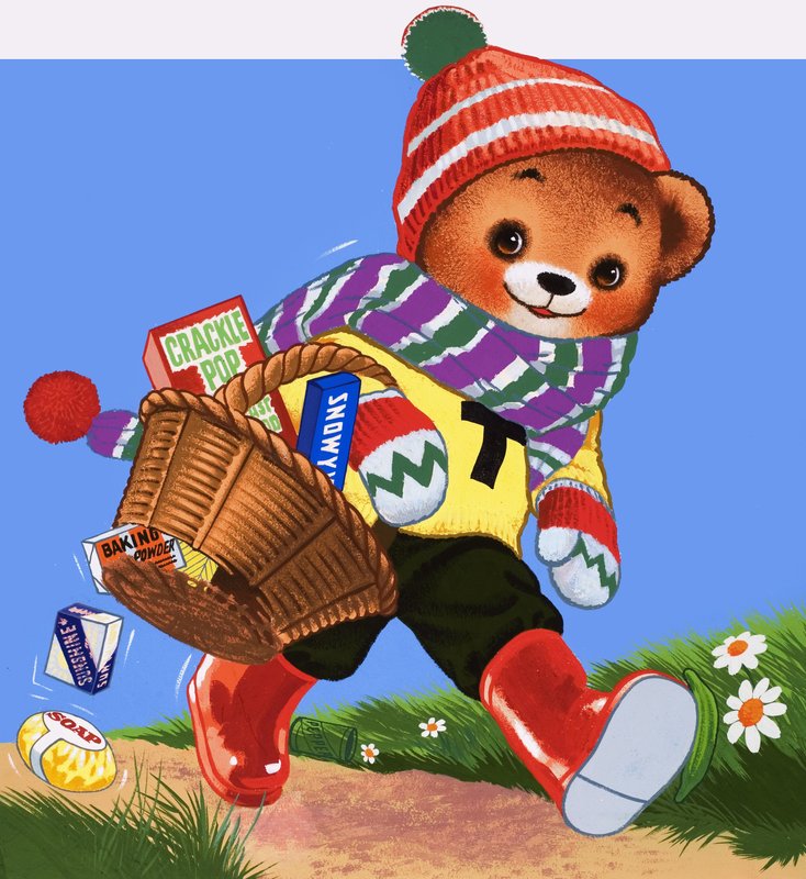 Bamse (med skjulte gjenstander) av English School