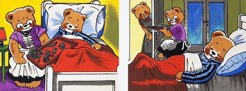 Teddy sover av English School