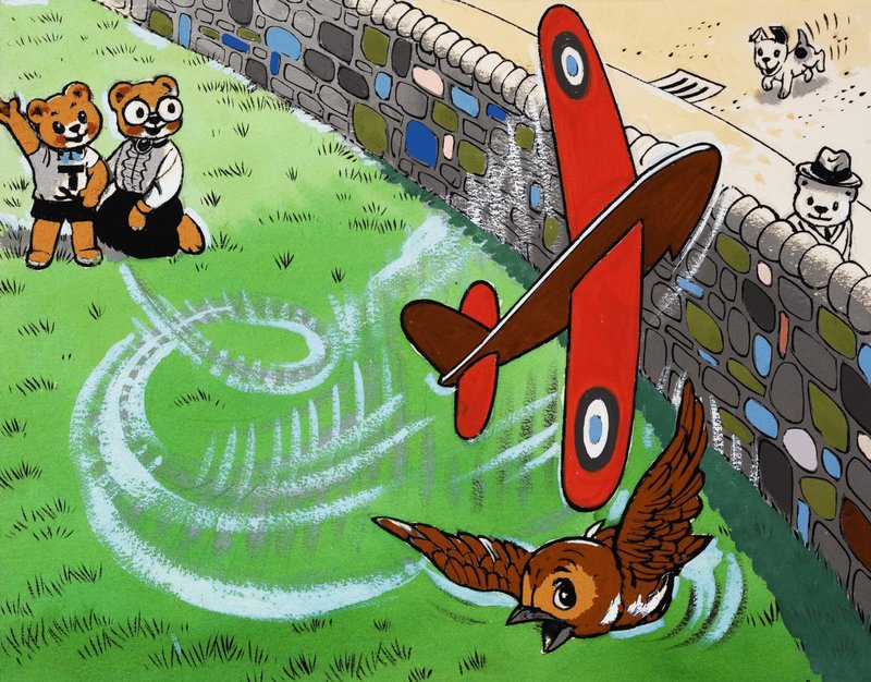 Bamse flyvende lekefly av English School