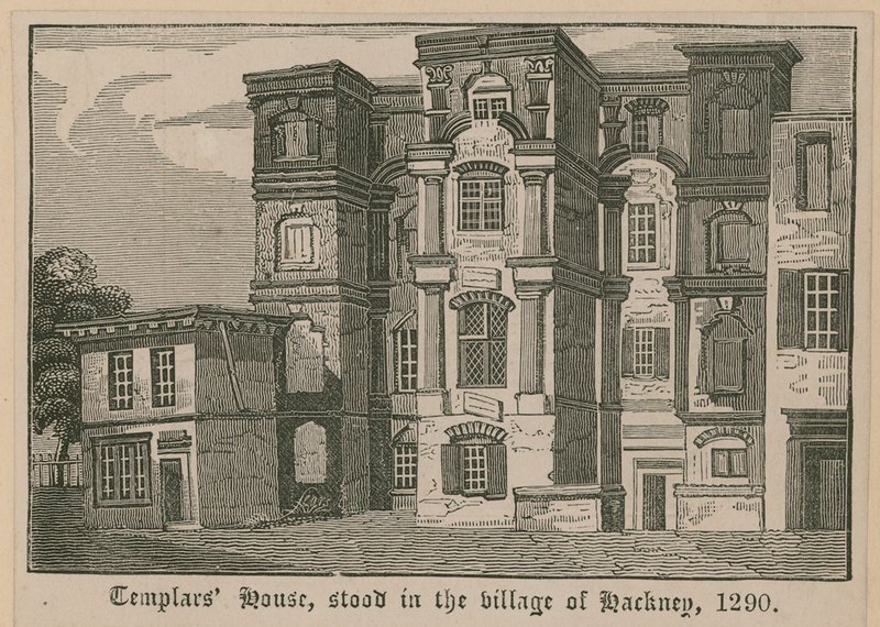 Templars House, sto i landsbyen Hackney, 1290 av English School