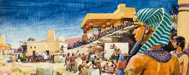 Tempelbygging i Egypt av English School